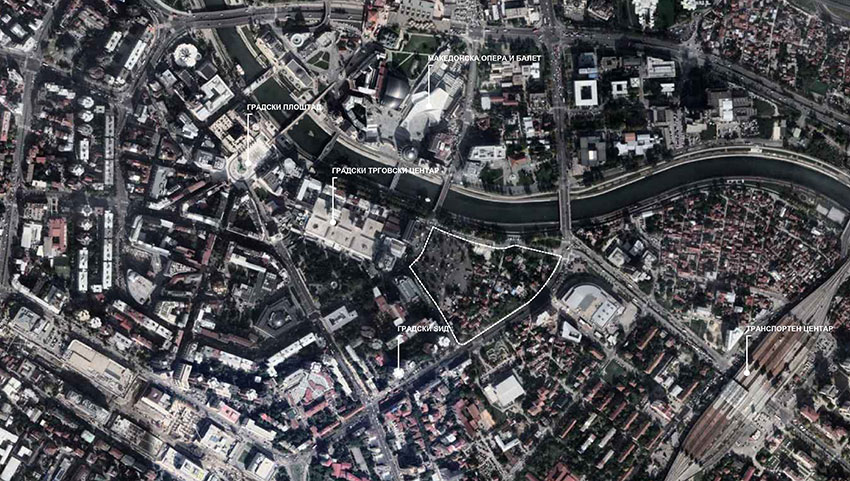 Isceznuva posledniot sloboden prostor vo strogiot centar na Skopje